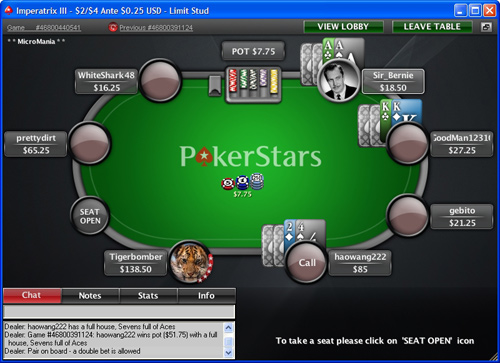 PokerStars  Lobby