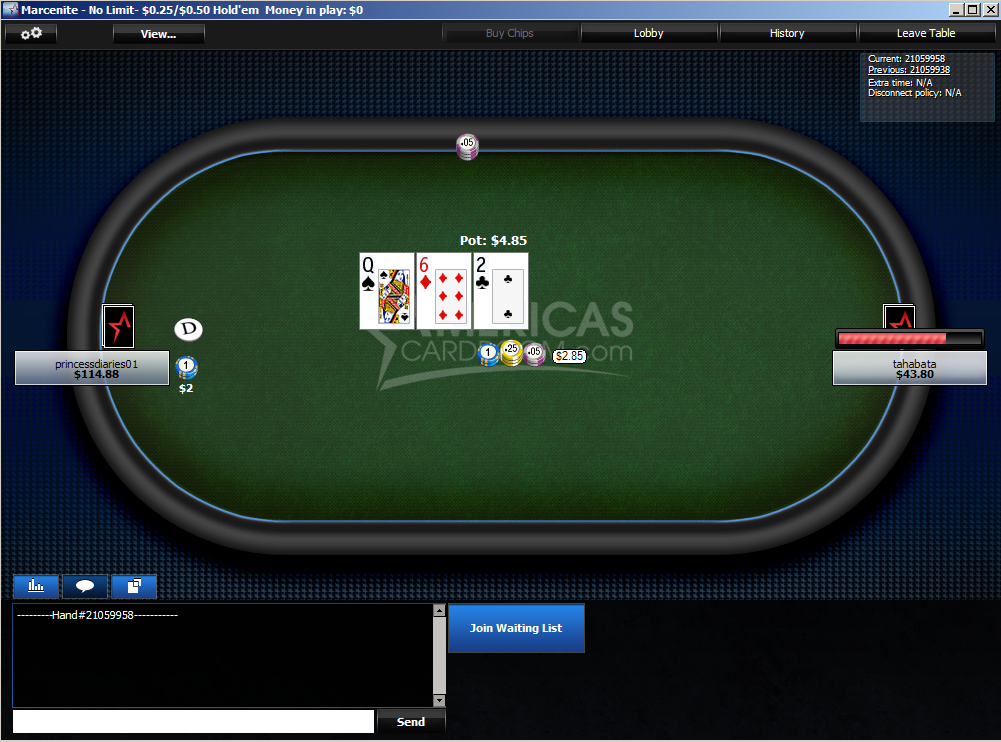 Americas Cardroom Lobby